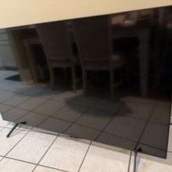 62 Inch Samsung smart TV with wall mount