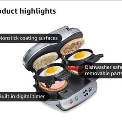 Hamilton Beach Duel Breakfast Sandwich Maker 