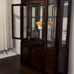 fine wood china cabinet