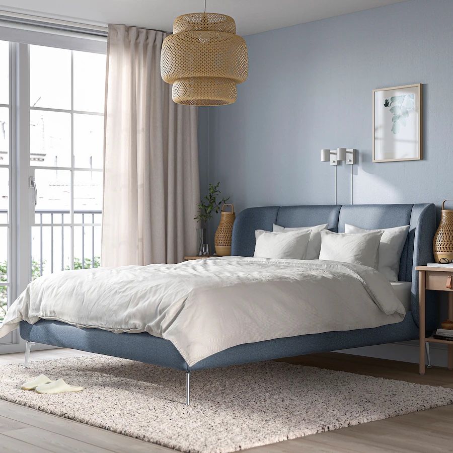IKEA TUFJORD Upholstered Bed Frame (unopened). $800 MSRP