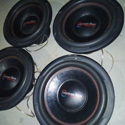 4 12inch American Bass Xd Subs All 2ohms Great Condition $350firm Price Pickup Only Serious Buyers Please 