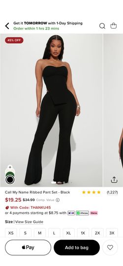 Fashion nova set size small