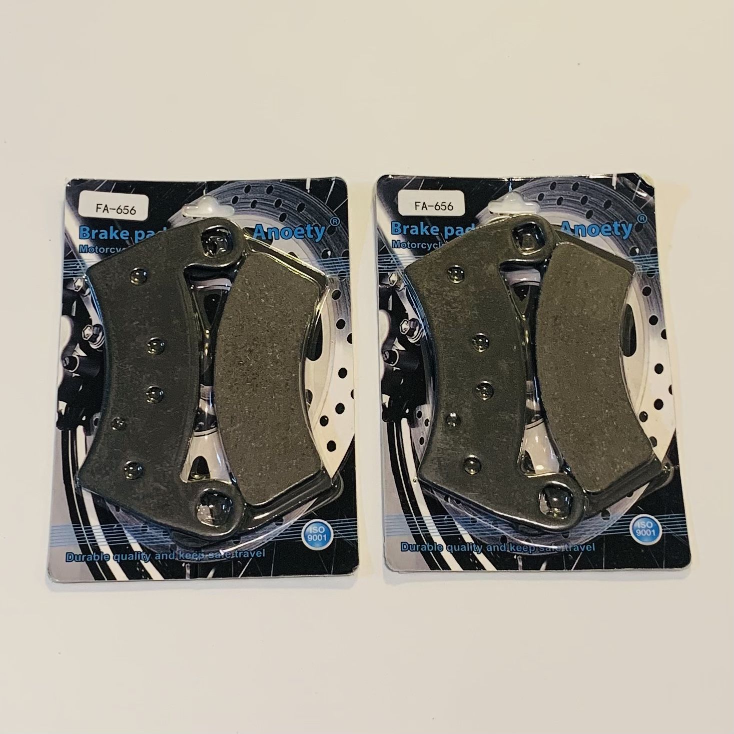 2 Pack Anoety Motorcycle Brake Pad FA-656 ISO 9001 NEW