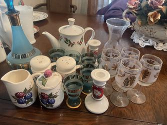 Vintage Miscellaneous Glass and Porcelain ware