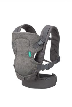 Infantino Flip Advanced 4-in-1 Carrier - Ergonomic, convertible, face-in and face-out front and back carry for newborns and older babies