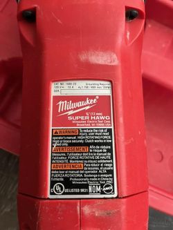 Milwaukee 1/2 inch SUPER Hawg Drill