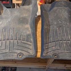 weathertech rubberized floor mats for 2nd gen Toyota Tacoma 