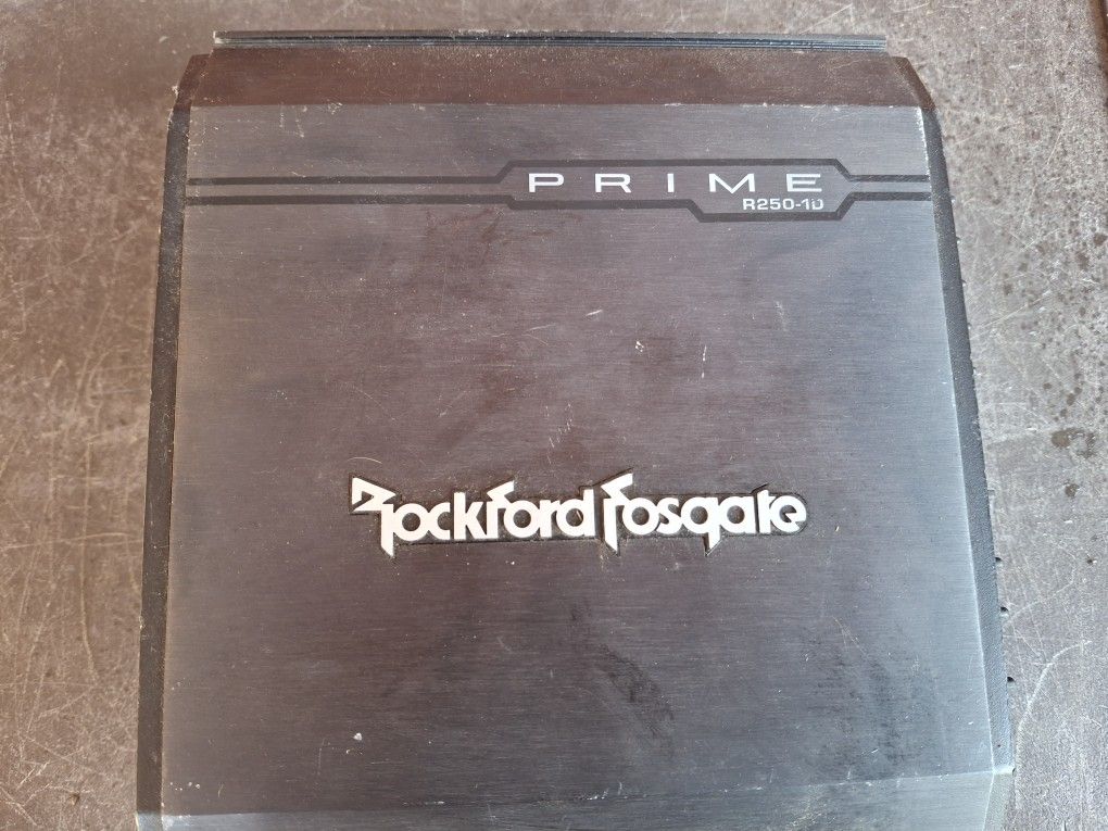AMPLIFICADOR AMPLIFIER ROCKFORD FOSGATE 250.1 MONO BLOCK GOOD CONDICIÓN ABLO ESPAÑOL