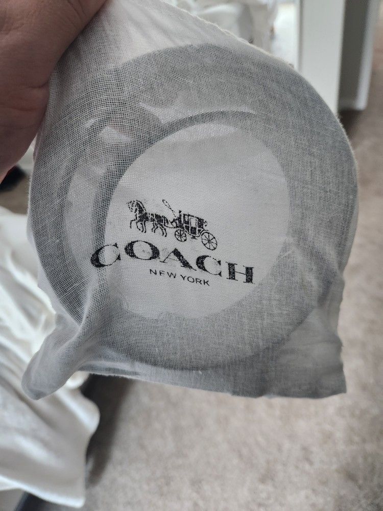 Coach Belt And Keychain
