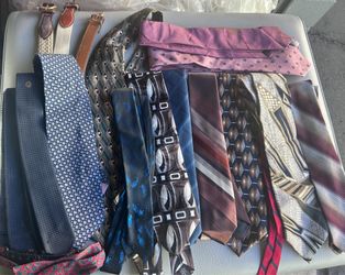 Men's Neckties & Two belts