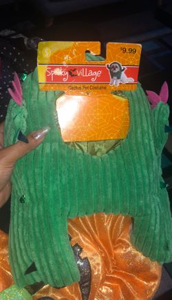 Halloween pet costume Cactus size Small