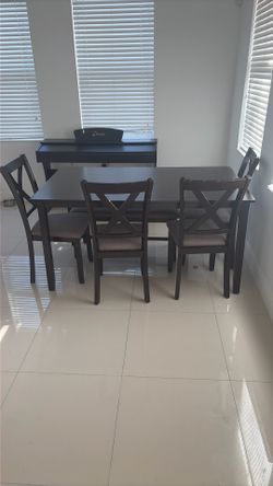 chairs and a table