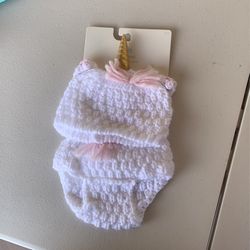 Hat And Diaper Cover 