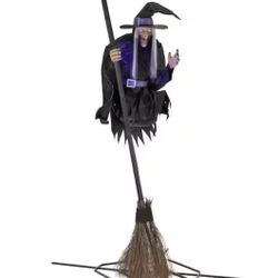 12ft Home Depot Hovering Witch On A Broom