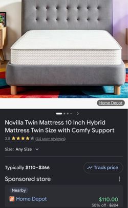 Twin mattress