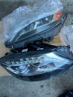 BENZ S550 headlights