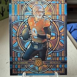 Joe Burrow Stained Glass