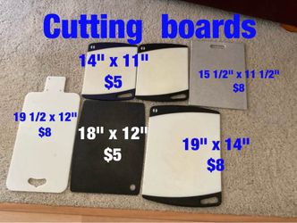 Cutting  boards  -  $8  each
