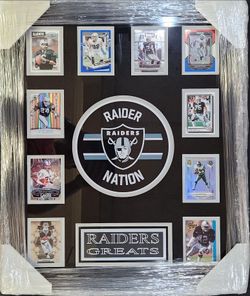 Raiders Greats Custom-Framed 10-Card Display Piece- and More!