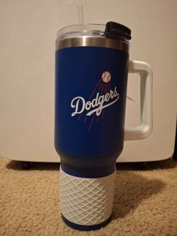 LA Dodgers Insulated Tumbler with Handle and Straw