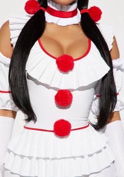 It the clown women’s costume