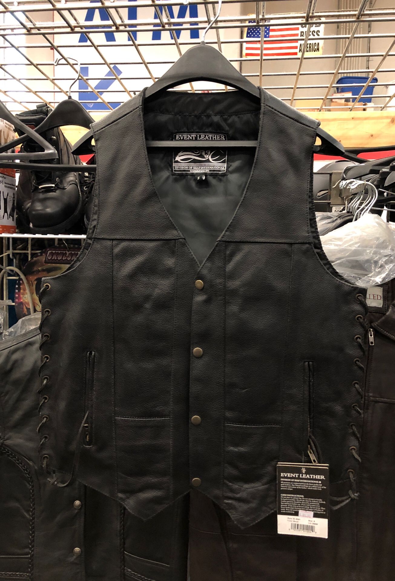 Conceal Carry Leather Vest