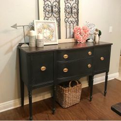 Painted Antique Sideboard Buffet
