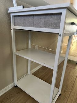 White desk