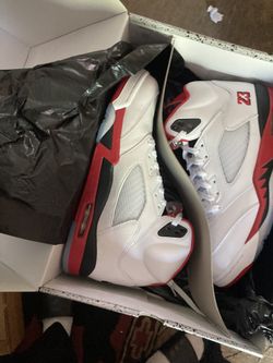Jordan. Retro. 5. Og. Fire Red.