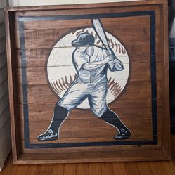 Wooden Baseball Frame