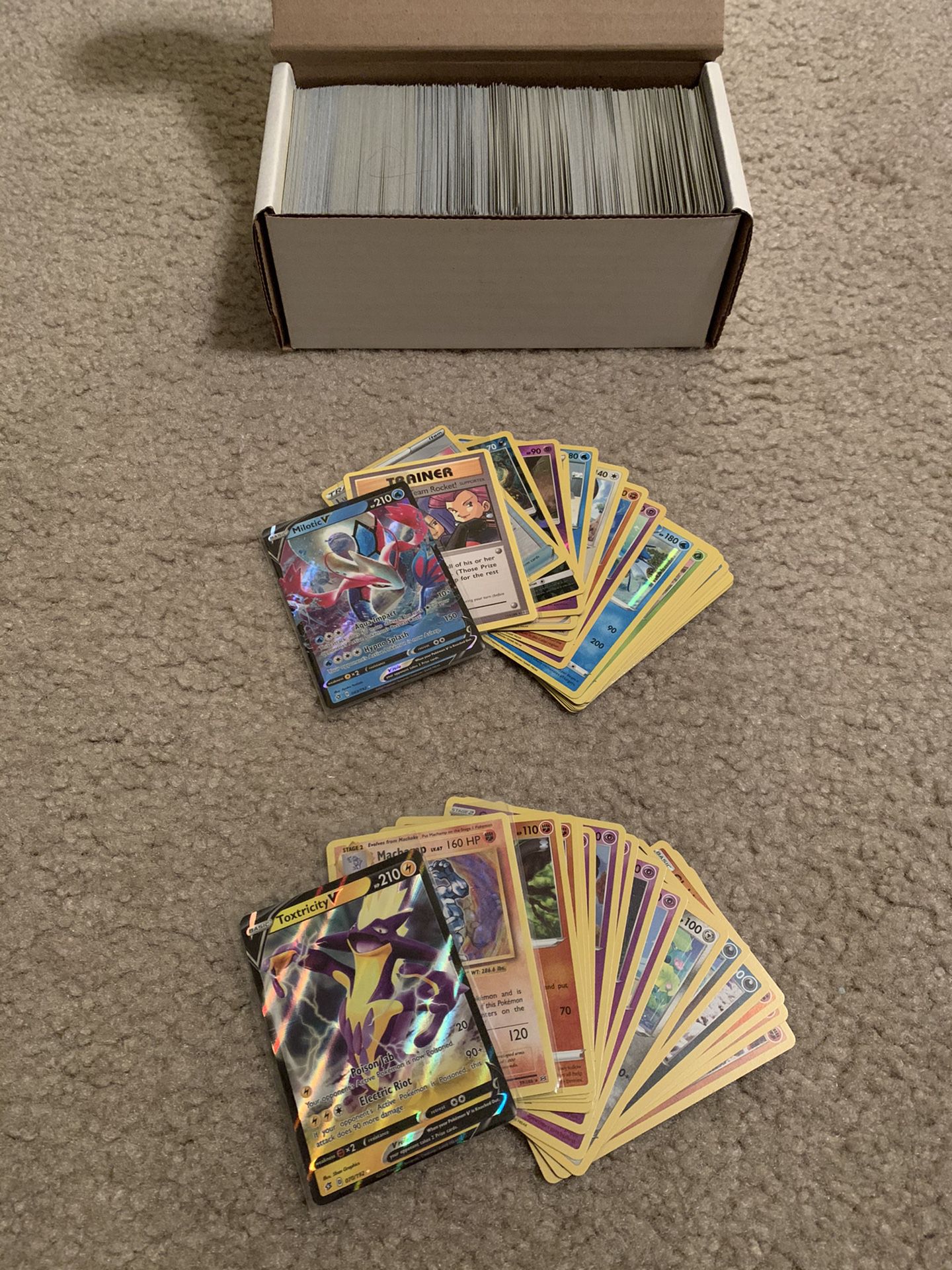Pokemon Mixed Lot 350+ Cards. Guaranteed 30 Holo Cards.
