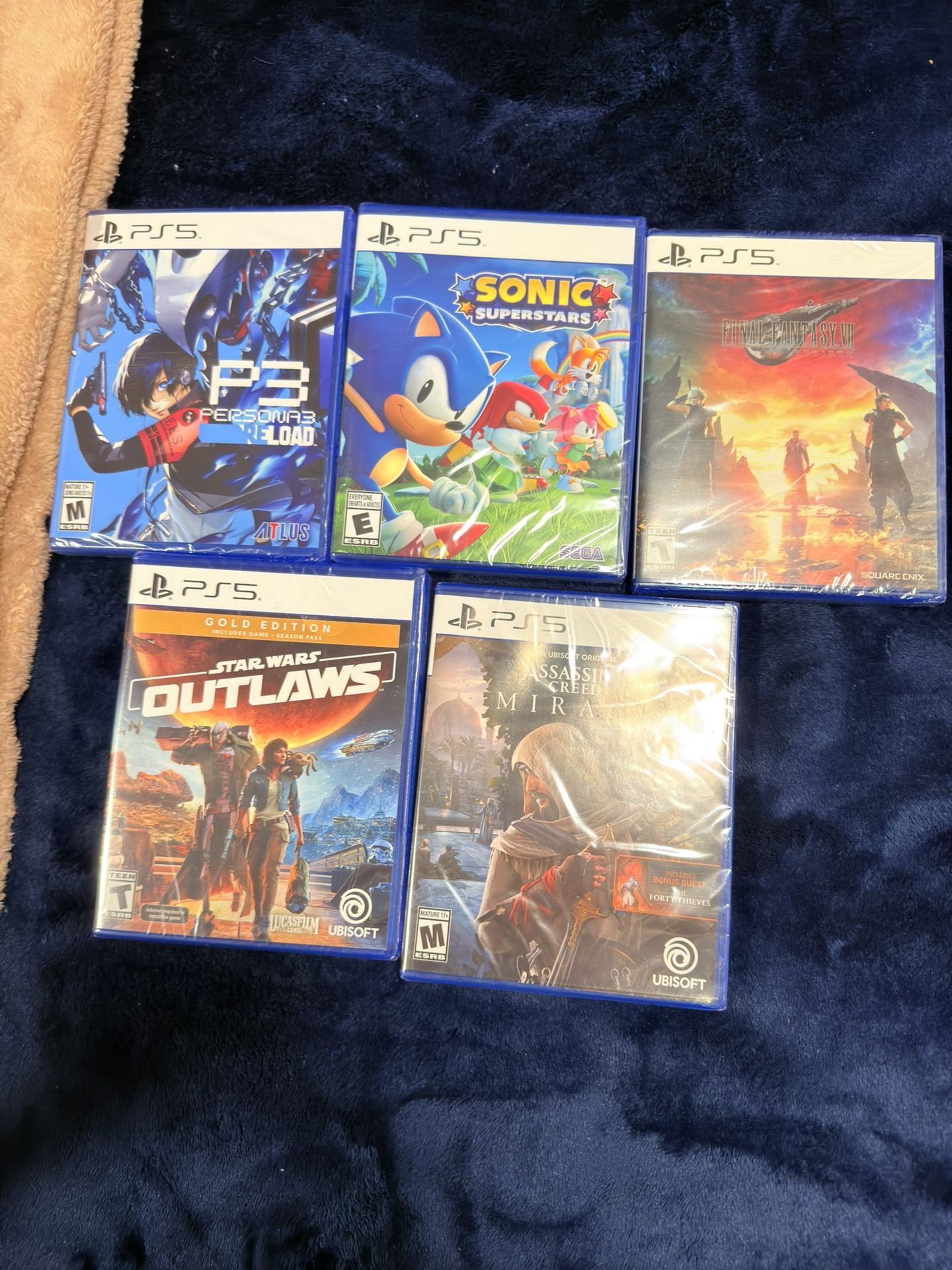 Brand New Sealed PlayStation 5 Games! DragonBall Z Sparkling Zero, Star Wars Outlaws Gold Edition, Final Fantasy 7 Rebirth And More!
