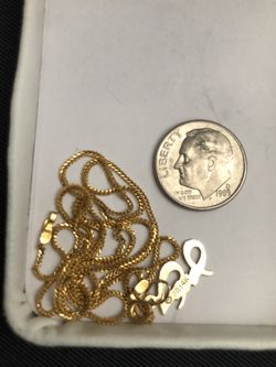 21k Gold Box Chain