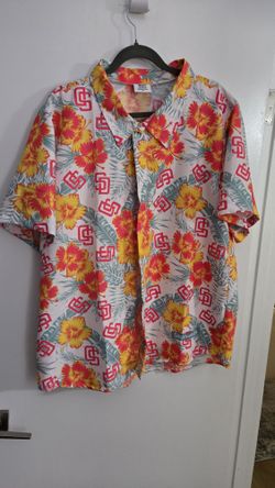 San Diego Padres Hawaiian Shirt (Size XL)