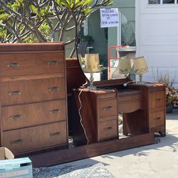 Beautiful 1930S – 1940S Bedroom Set Vintage