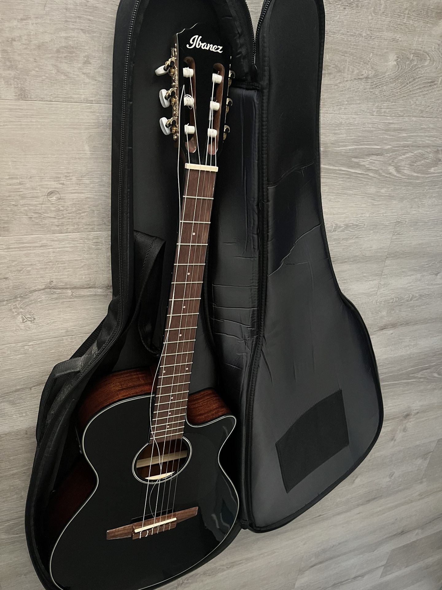 Acoustic-Electric Guitar Gloss Black. Ibanez AEG50N-BKH.