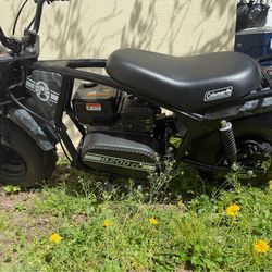 Black Coleman B200C Mini Bike