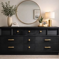Black dresser
