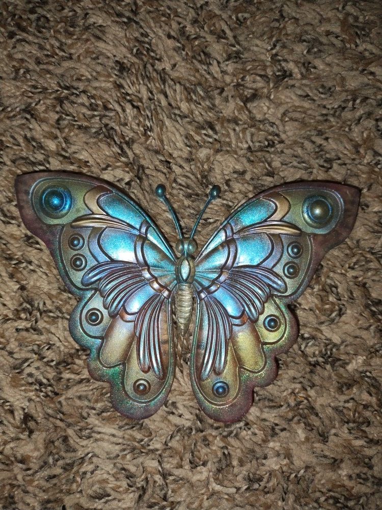 Handcrafted Epoxy Butterfly Glows In The Dark 5"/6"