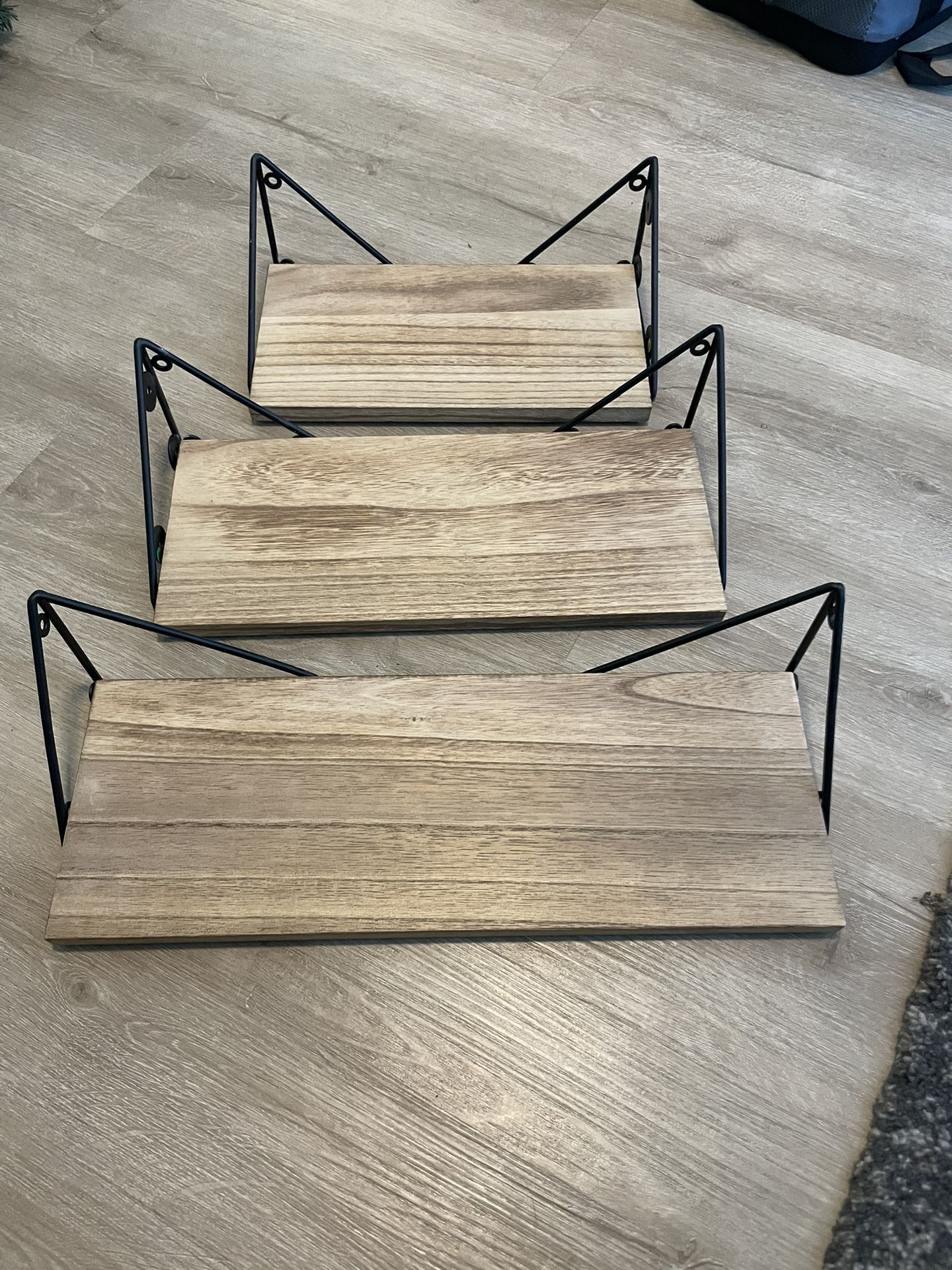 3 Wall Mounted Shelves