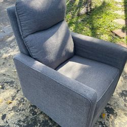 GRAY SWIVEL SOFA 