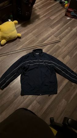 Nike 2000s contrast piping windbreaker jacket