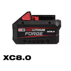 Milwaukee M18 8.0 Forge Battery + Charger