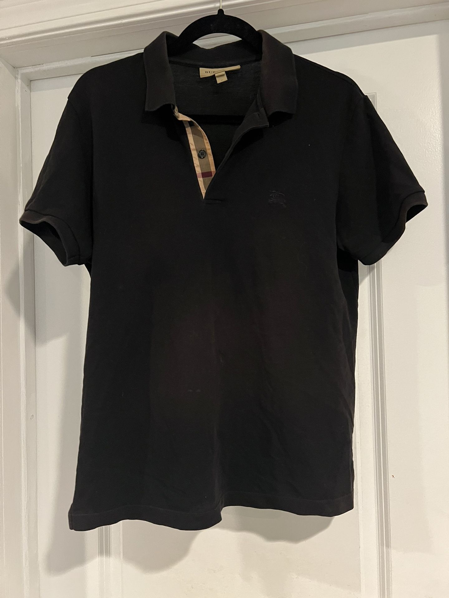 BURBERRY Brit Mens Short Sleeve nova Check Placket Polo Shirt 