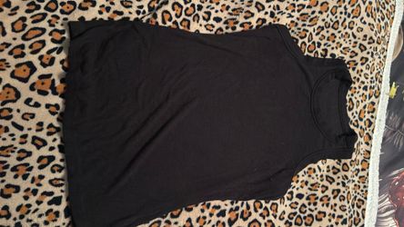 Women’s black tank top