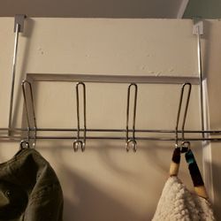 Over The Door 6 Hook Rack