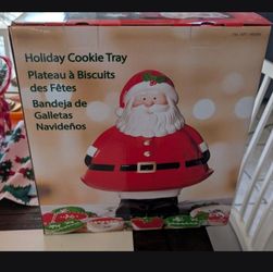 Santa pie tray