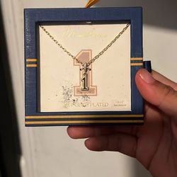 Gold Plated #1 Necklace