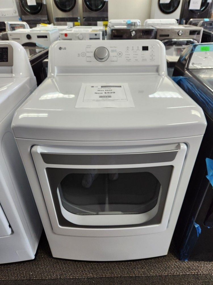 LG 7.3CF DRYER! 529! 1 YEAR WARRANTY INCLUDED!