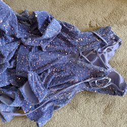 Sparkly short purple dress size small glittery women’s new never worn Homecoming